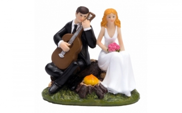 Sujets Gateau Mariage Couple Mariés Guitare Organisation Mariage France