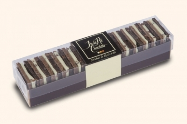 Paquet Carrés de Chocolat Noir Blanc et Lait Ile de Ré Chocolats Organisation Mariage France