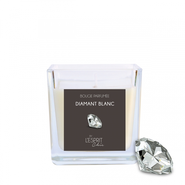 Bougie Parfumée Diamant Blanc Organisation Mariage France